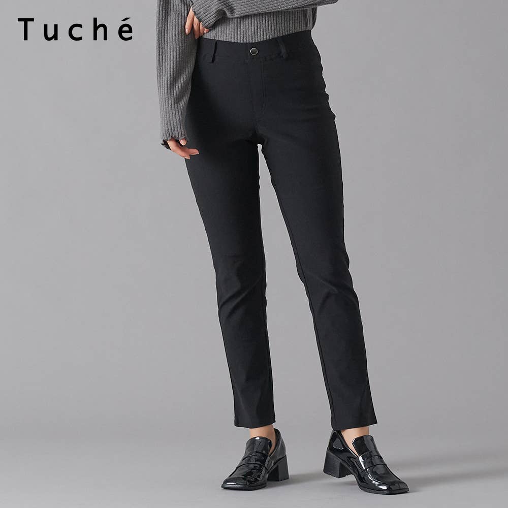 【ストレート】レーヨン混パンツ